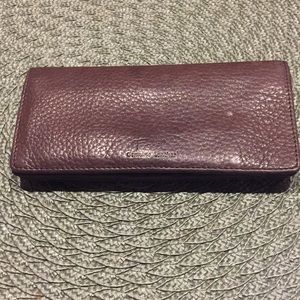 Fossil brown leather wallet